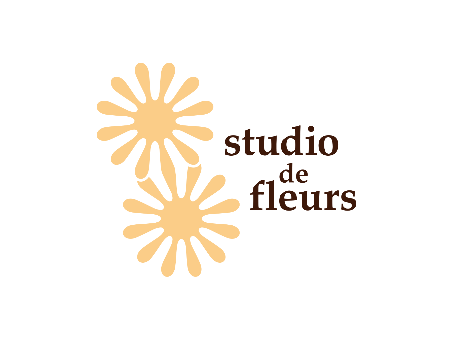 studio de fleurs ロゴマーク